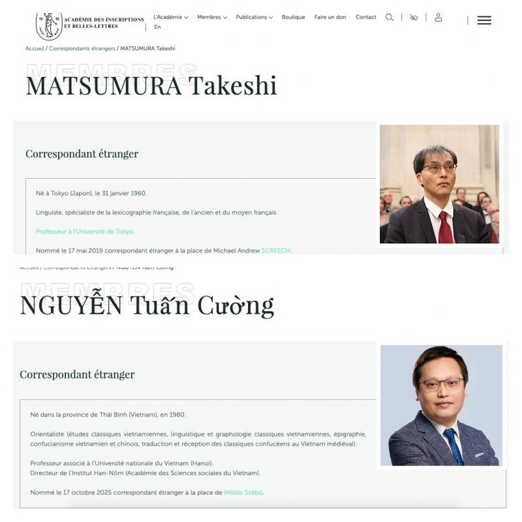 PGS Nguyễn Tuấn Cường trở thành người Việt thứ 2 được bầu vào Viện hàn lâm Văn khắc và Mỹ văn Pháp ảnh 1