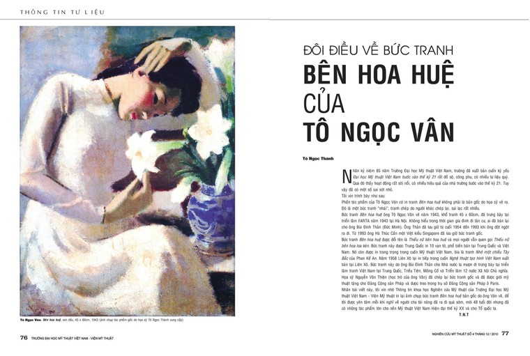 Sách Dấu ấn 100 năm Trường Đại học Mỹ thuật Việt Nam tiếp tục in “tranh nhái” kiệt tác của họa sĩ Tô Ngọc Vân? ảnh 3