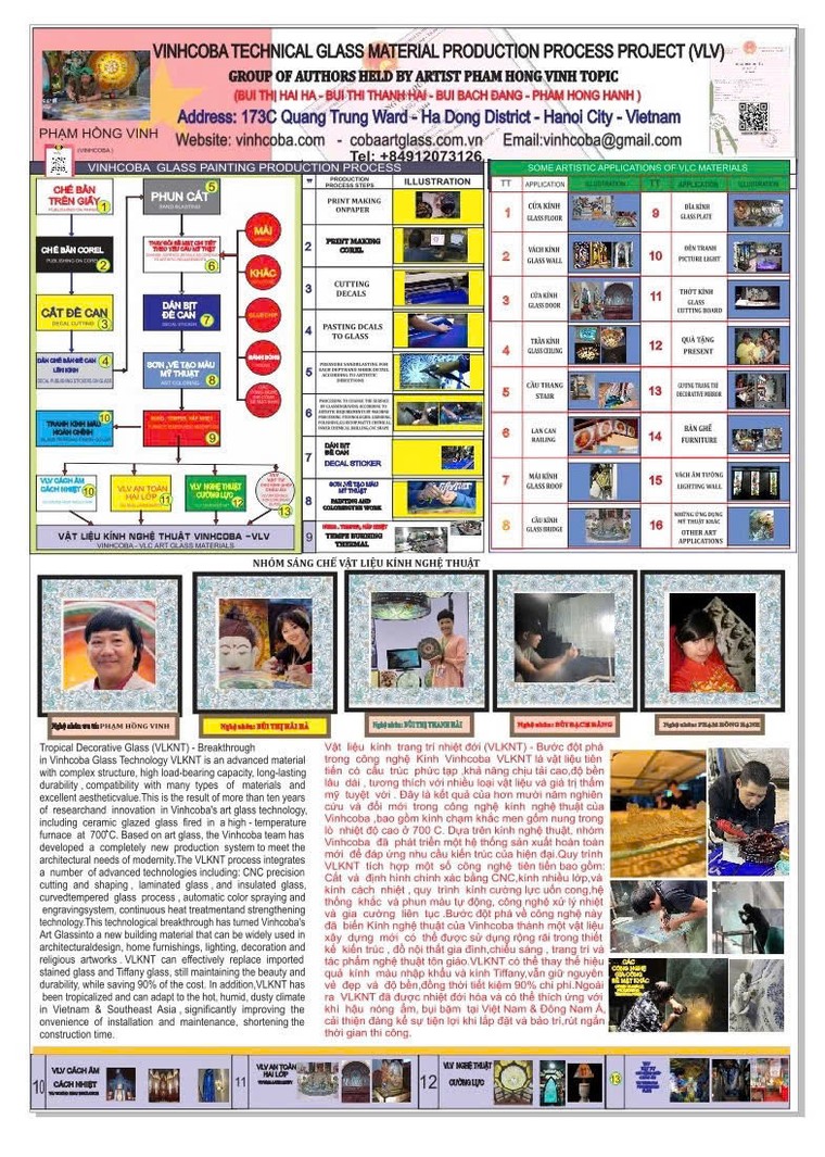 Kính nghệ thuật Việt Nam giành Huy chương Vàng tại EXPO Quốc tế về Sáng chế và Thiết kế Cao Hùng ảnh 2