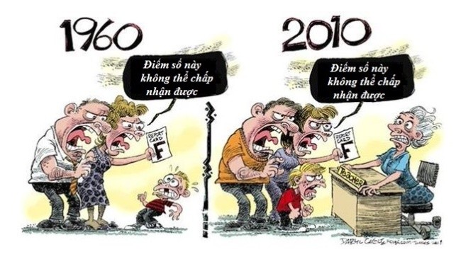 Tranh vui ngày đầu tiên con đi học ảnh 9