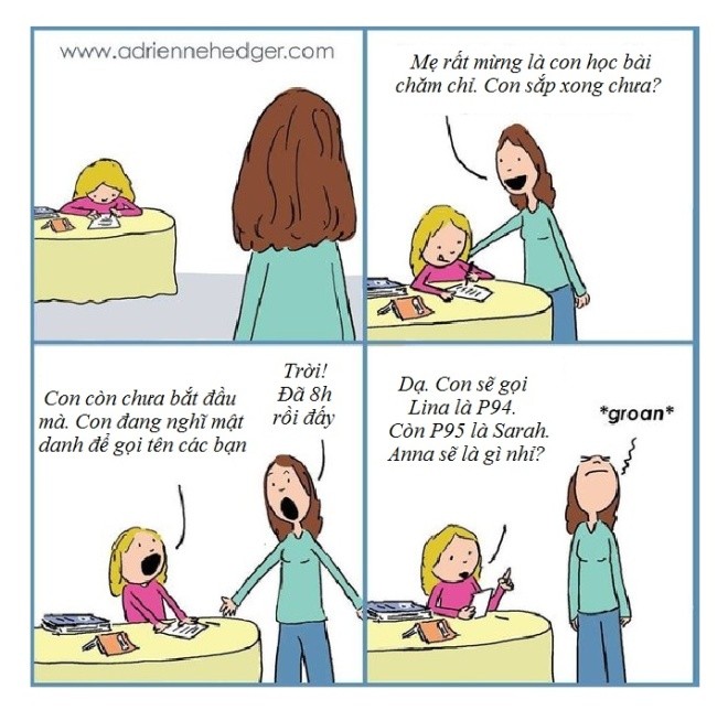 Tranh vui ngày đầu tiên con đi học ảnh 4