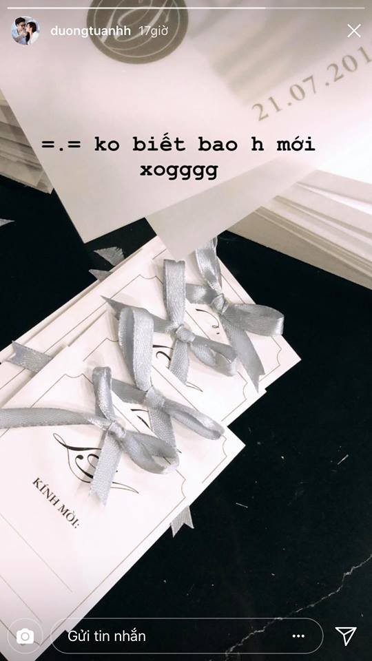 Á hậu Tú Anh hé lộ hình ảnh thiệp cưới ảnh 3