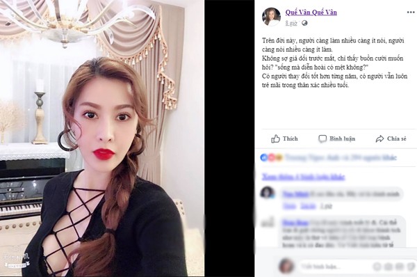 Vợ Việt Anh liên tục 'dằn mặt' Quế Vân trên mạng xã hội ảnh 5
