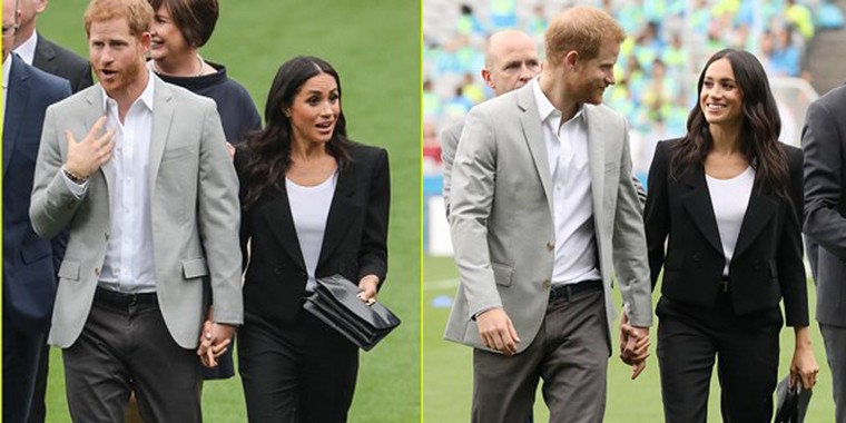 Công nương Maghan Markle diện trang phục thanh lịch, tối màu tới Ireland ảnh 3