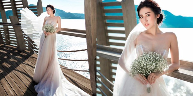 Hé lộ bản thiết kế váy cưới khủng của Á hậu Tú Anh ảnh 3