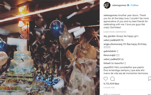 Selena Gomez 'chơi tới bến' trong ngày sinh nhật, đập tan tin đồn ủ rũ vì tình ảnh 2