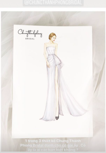 Hé lộ 1 trong 3 thiết kế váy cưới của Nhã Phương ảnh 2