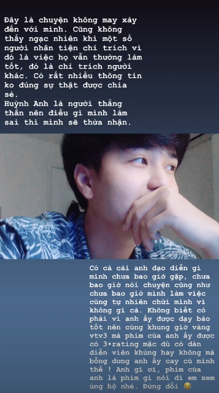 Bị mắng là 'mất dạy, vô học', Huỳnh Anh phản ứng gay gắt ảnh 2