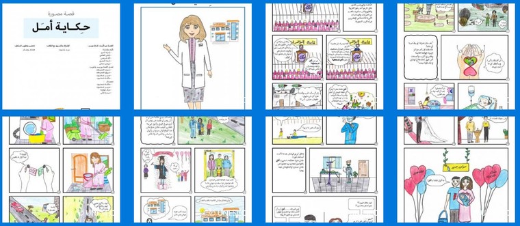 Sử dụng truyện tranh trong giáo dục cơ bản cho thanh thiếu niên tị nạn Syria ảnh 1
