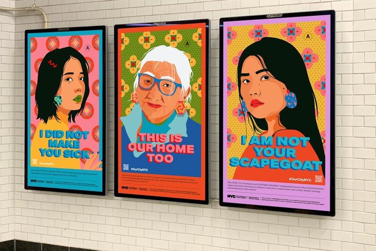 NYC: những tác phẩm phản ánh hình ảnh người châu Á và gốc Á kiên cường trước làn sóng thù ghét ảnh 1