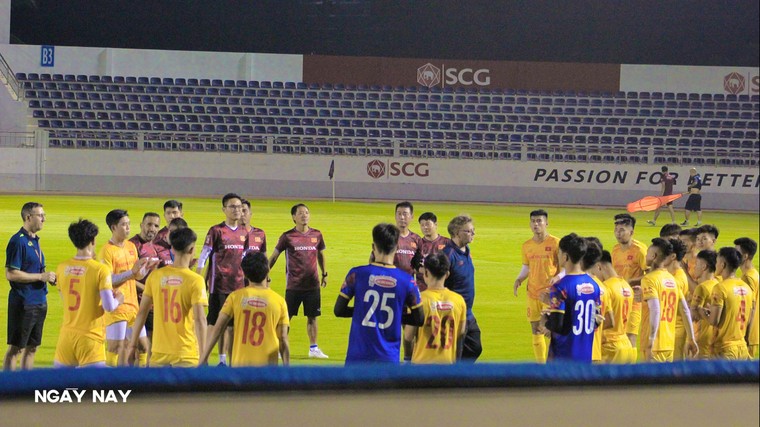 U22 Việt Nam tập huấn tại Bà Rịa Vũng Tàu, chạy đà cho SEAGames 32 ảnh 7