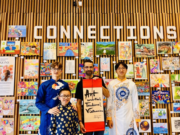 Học sinh Pháp hào hứng khám phá văn hóa Việt Nam ảnh 3