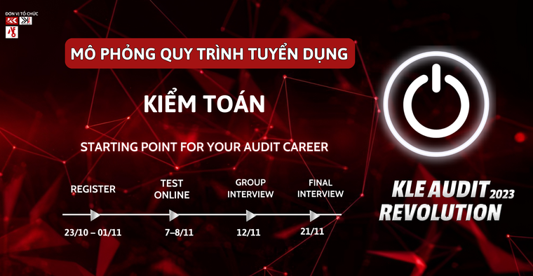 Cuộc thi kiểm toán KLE Audit Revolution 2023 chỉ còn hơn 1 ngày nhận đơn đăng ký ảnh 1
