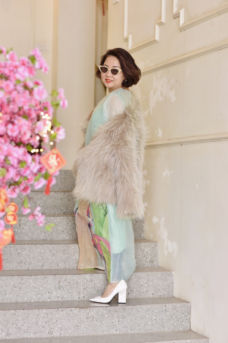 Workshop "Thiều Hoa" tiết lộ bí quyết làm mới áo dài chơi Tết ảnh 12