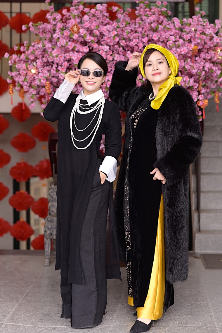 Workshop "Thiều Hoa" tiết lộ bí quyết làm mới áo dài chơi Tết ảnh 16