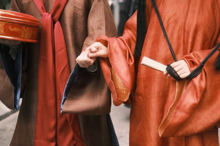 Mãn nhãn với đám rước dâu thời Nguyễn tại Triển lãm “Tay trong Tay” ảnh 5