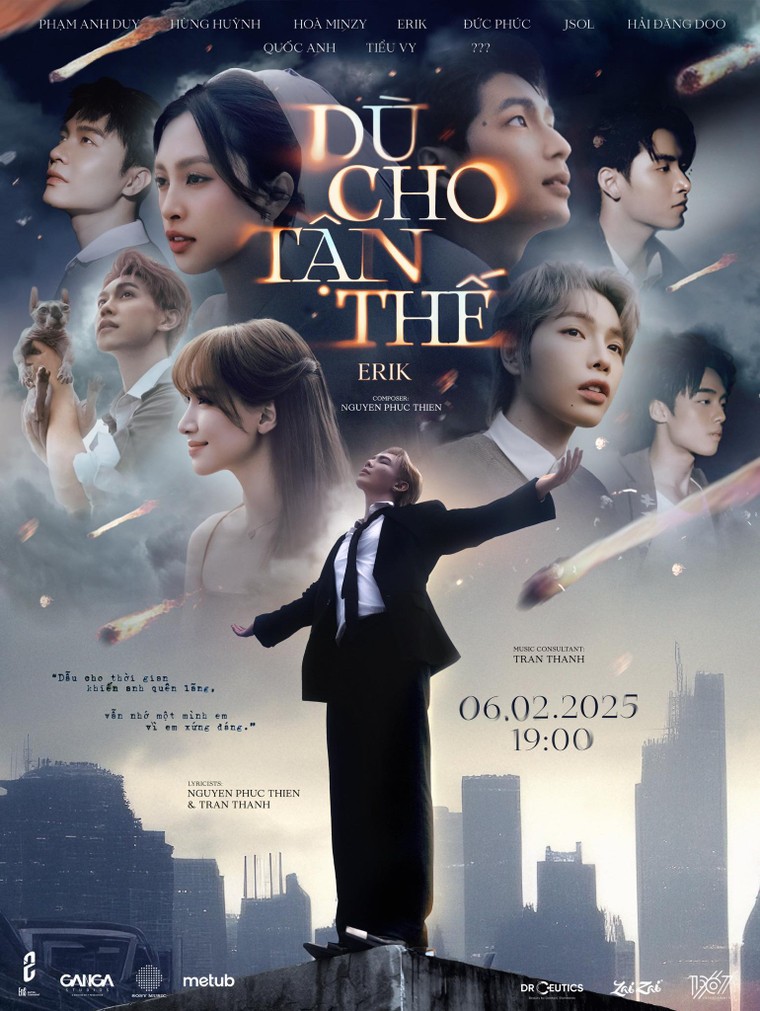 ERIK trở lại với MV mới "Dù cho tận thế", nhanh chóng thống lĩnh Top Trending Youtube chỉ sau 5 tiếng phát hành ảnh 2