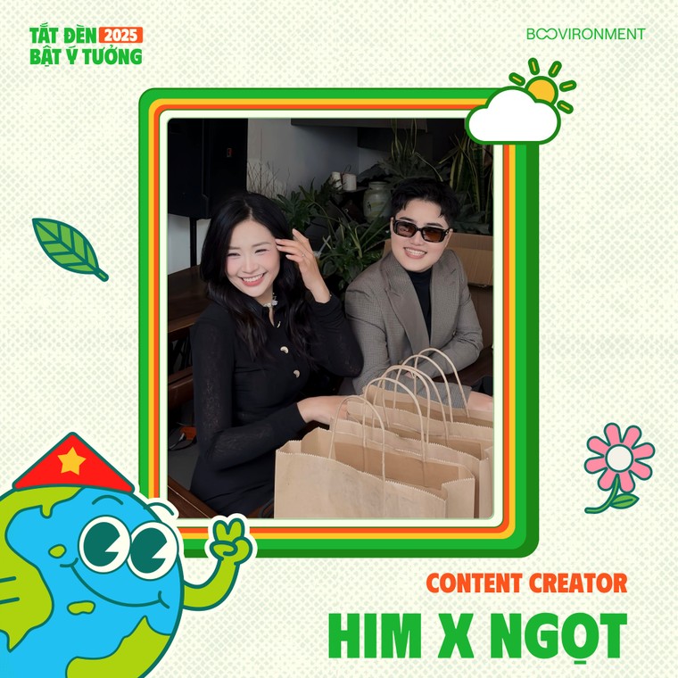 Thế hệ Tiếp nối xanh: Công bố những nghệ sĩ, KOL đồng hành cùng Tắt đèn Bật ý tưởng 2025 ảnh 2