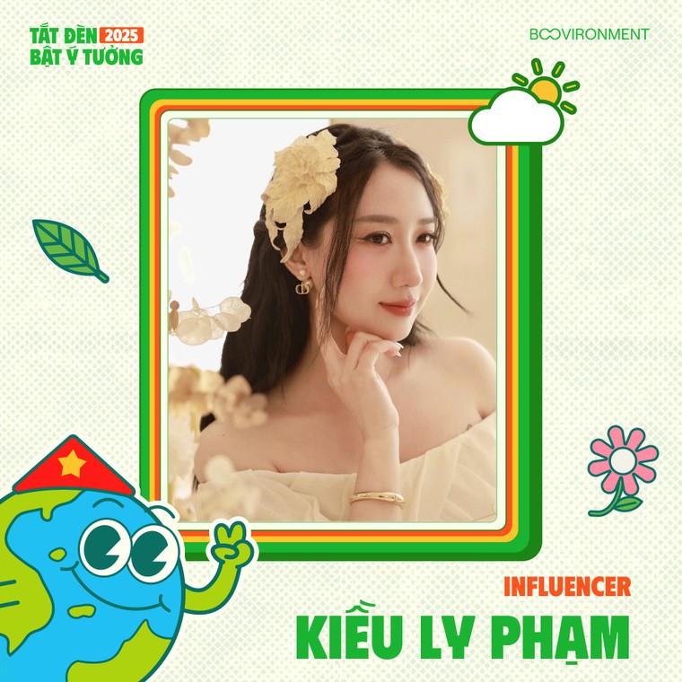 Thế hệ Tiếp nối xanh: Công bố những nghệ sĩ, KOL đồng hành cùng Tắt đèn Bật ý tưởng 2025 ảnh 14