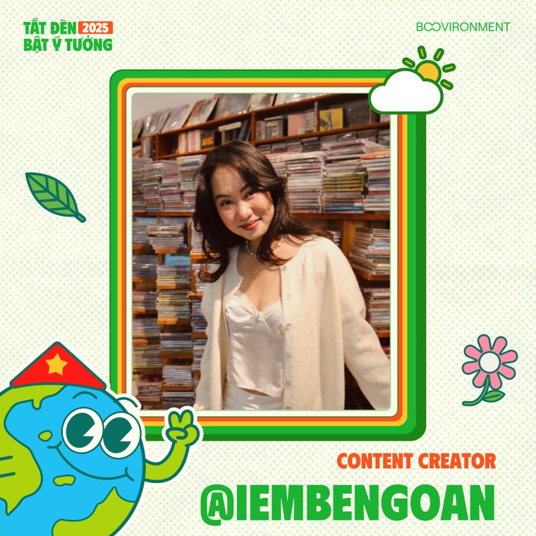 Thế hệ Tiếp nối xanh: Công bố những nghệ sĩ, KOL đồng hành cùng Tắt đèn Bật ý tưởng 2025 ảnh 6