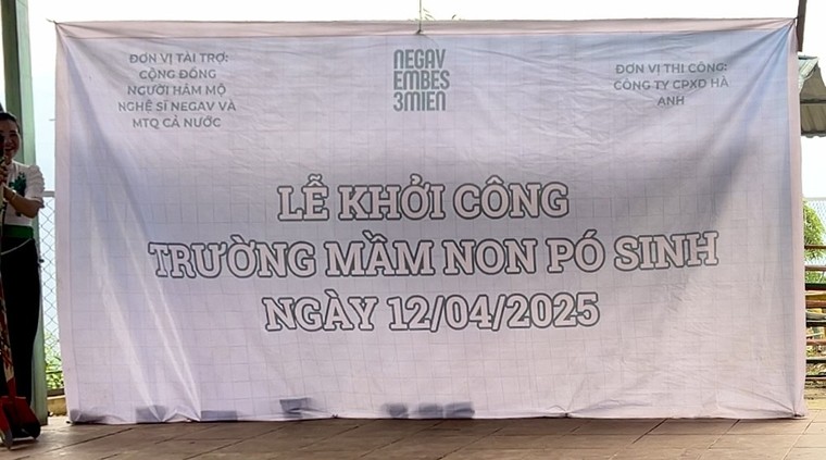 Dự án “Xây trường cho em” – món quà sinh nhật ý nghĩa từ người hâm mộ dành cho Negav ảnh 12