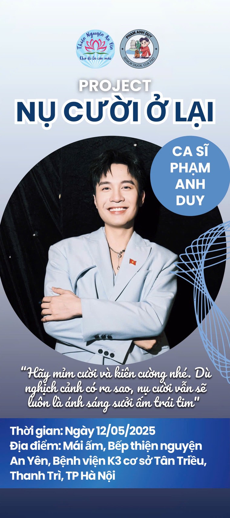 Ca sĩ Phạm Anh Duy và FC Oil lan tỏa yêu thương qua dự án “Nụ cười ở lại” ảnh 8