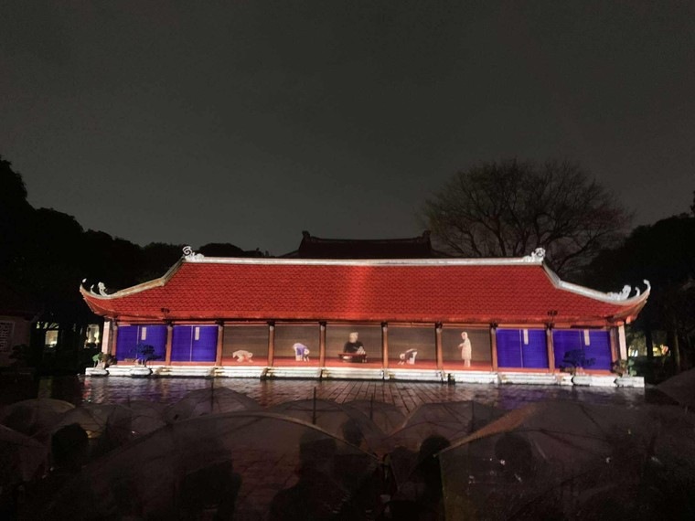 3D Mapping chinh phục du khách: Trải nghiệm lịch sử sống động tại Văn Miếu ảnh 2