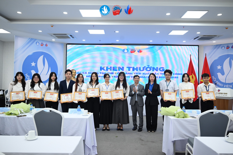 Đại hội đại biểu Hội Sinh viên Việt Nam Học viện Ngoại giao lần thứ XII, nhiệm kỳ 2025 - 2028 - Tiếp tục kế thừa bản sắc ngoại giao nồng nàn ảnh 3