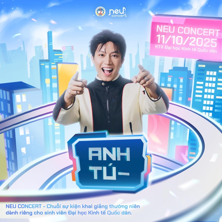 NEU Concert 2025 công bố hai gương mặt khách mời: Anh Tú và Bùi Công Nam ảnh 2