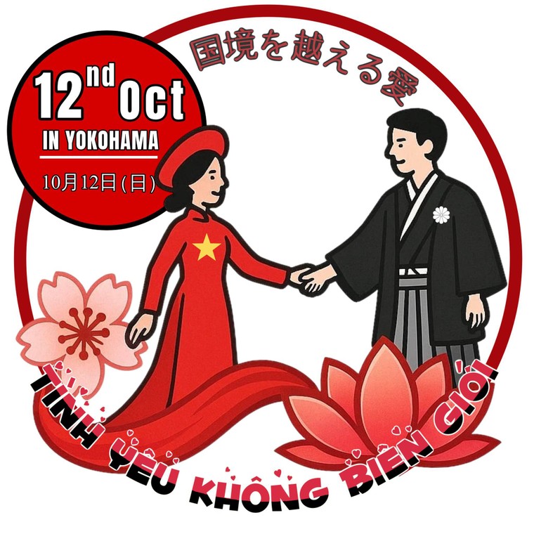 Hơn 100 cặp đôi Việt - Nhật hội tụ trong sự kiện tôn vinh tình yêu tại Yokohama ảnh 1