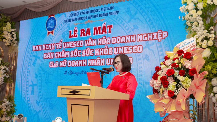 Ra mắt Ban Kinh tế, Ban Chăm sóc Sức khỏe và Câu lạc bộ Nữ Doanh nhân UNESCO: Hình thành hệ sinh thái Kinh tế Nhân văn hướng đến phát triển bền vững ảnh 3