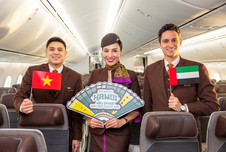 Etihad khai trương đường bay mới đến Việt Nam với chuyến bay đầu tiên kết nối Hà Nội đến Abu Dhabi ảnh 2