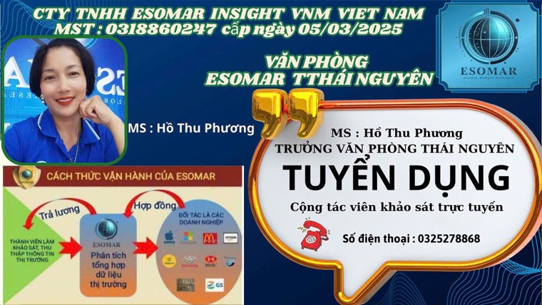 ESOMAR khẳng định không liên quan tới doanh nghiệp ESOMAR INSIGHT VNM của Việt Nam ảnh 4