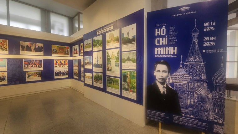 Trưng bày chuyên đề Dấu chân Hồ Chí Minh trên quê hương Cách Mạng tháng Mười ảnh 5