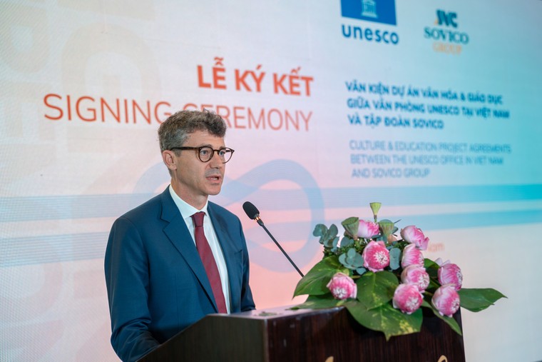 UNESCO – SOVICO mở rộng hợp tác chiến lược: Đặt văn hóa, giáo dục và con người làm trung tâm phát triển bền vững ảnh 2