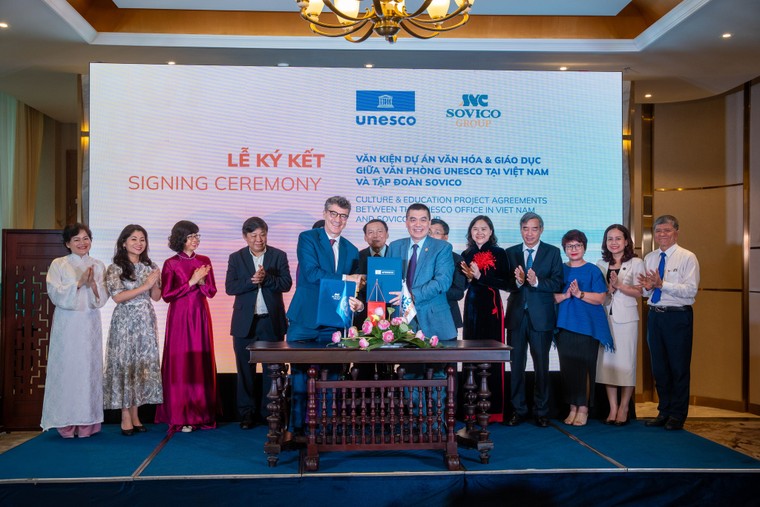 UNESCO – SOVICO mở rộng hợp tác chiến lược: Đặt văn hóa, giáo dục và con người làm trung tâm phát triển bền vững ảnh 4