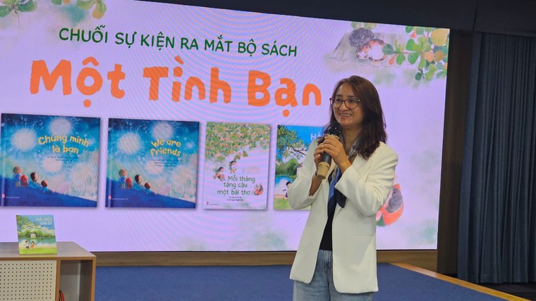 Ra mắt bộ sách “Một tình bạn” - Vẻ đẹp lấp lánh của tình bạn qua sách tranh thiếu nhi ảnh 1