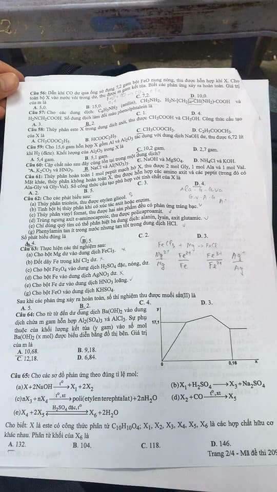 Gợi ý đáp án môn Hóa học THPT quốc gia 2018 ảnh 4