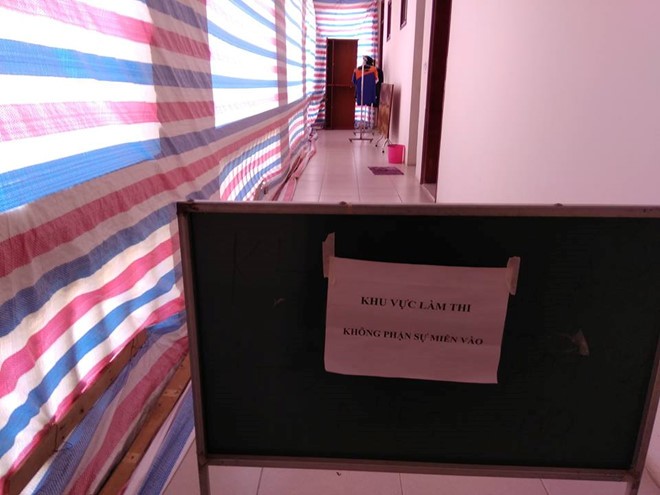 Thuê nhà nghỉ chấm thi trắc nghiệm THPT quốc gia 2018 ảnh 1