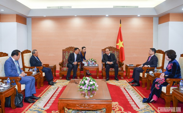 Thủ tướng tiếp Thống đốc Ngân hàng CHDCND Lào ảnh 1