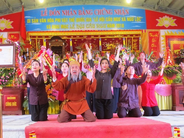 Lễ hội Cầu Ngư được công nhận là di sản văn hóa phi vật thể quốc gia ảnh 1