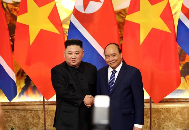 Ảnh: Thủ tướng Nguyễn Xuân Phúc tiếp Chủ tịch Kim Jong-un ảnh 8