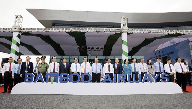Thủ tướng Chính phủ cắt băng khai trương 3 đường bay từ Hải Phòng của Bamboo Airways ảnh 2