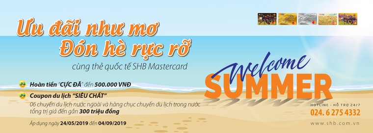 SHB triển khai chương trình khuyến mại 'Ưu đãi như mơ – Đón hè rực rỡ' cùng thẻ SHB Mastercard ảnh 1