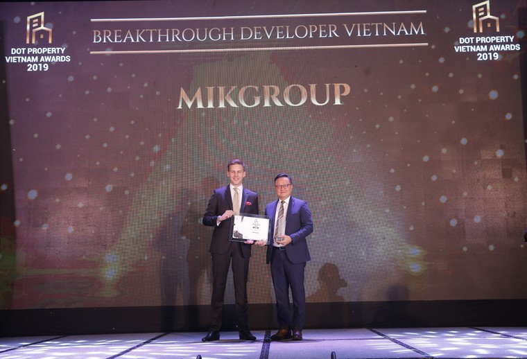 MIKGroup lập hat-trick giải thưởng tại Dot Property Vietnam Awards 2019 ảnh 3