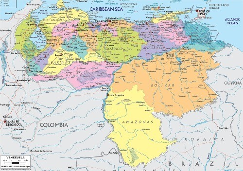 Thác nước Angel nằm ở quốc gia nào?