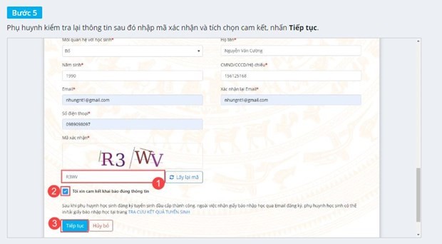 Phụ huynh Hà Nội có thể thử nghiệm tuyển sinh trực tuyến trong 2 ngày ảnh 5