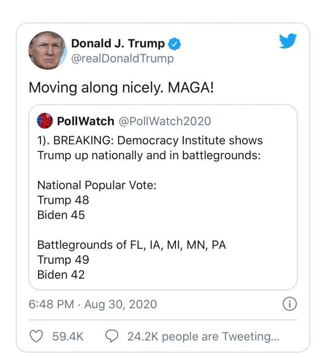 Bầu cử Mỹ 2020: Trump đang dẫn trước Biden? ảnh 2