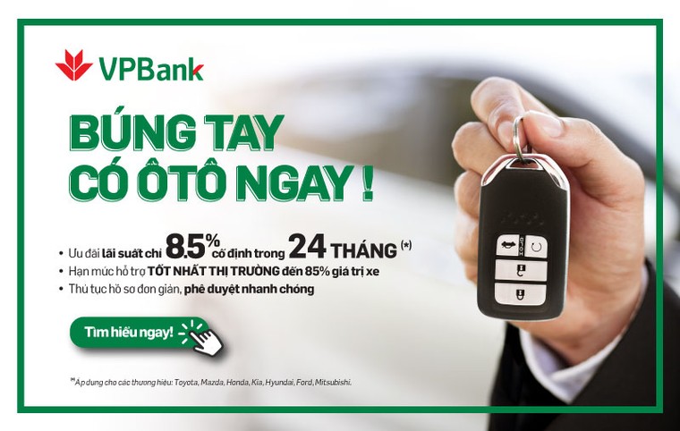 Sở hữu ô tô ‘siêu tốc' với gói vay cực hấp dẫn từ VPBank ảnh 2