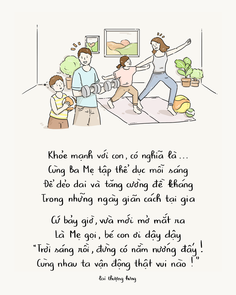 Mong muốn về cuộc sống khỏe mạnh của trẻ em trong mùa dịch qua góc nhìn hội họa ảnh 1